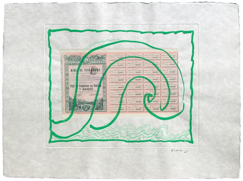 蚀刻版画 Alechinsky - Krach III.