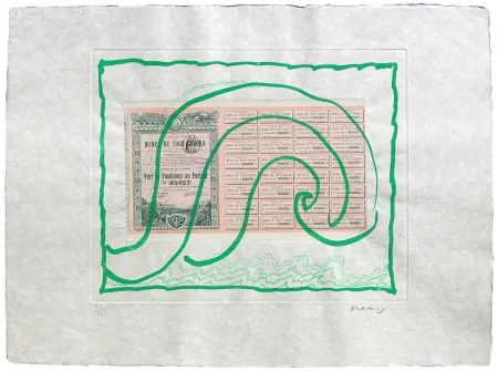 蚀刻版画 Alechinsky - Krach III.