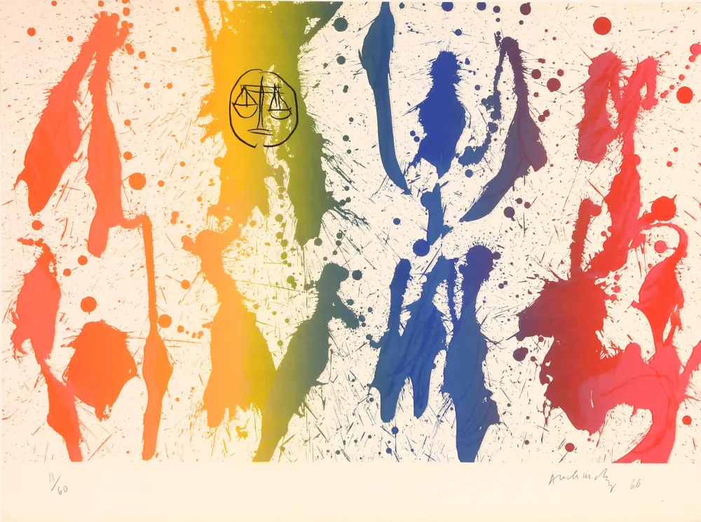 石版画 Alechinsky - La balance