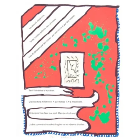 石版画 Alechinsky - La beauté désœuvre