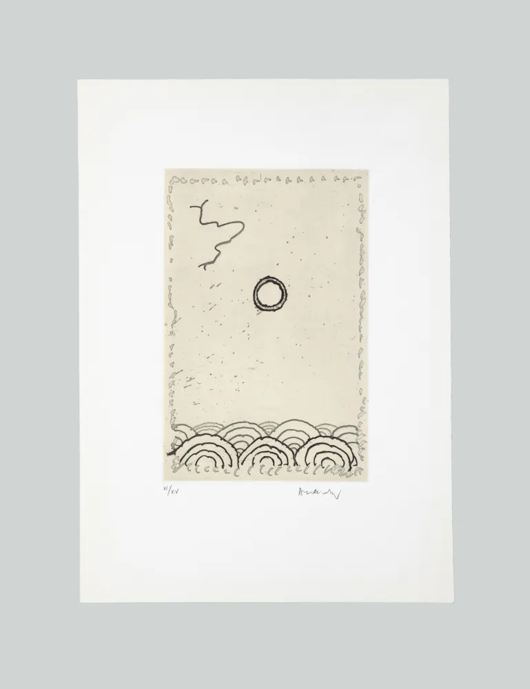 蚀刻飞尘法 Alechinsky - La Cerclitude 1