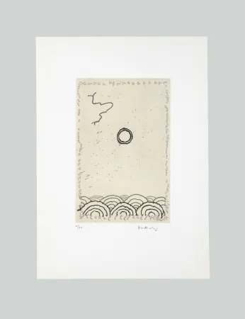 蚀刻飞尘法 Alechinsky - La Cerclitude 1