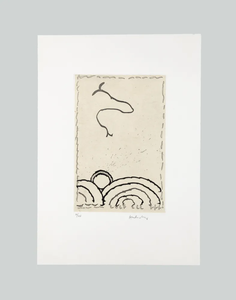 蚀刻飞尘法 Alechinsky - La Cerclitude 2