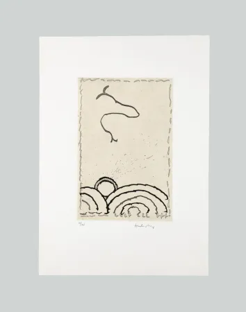 蚀刻飞尘法 Alechinsky - La Cerclitude 2