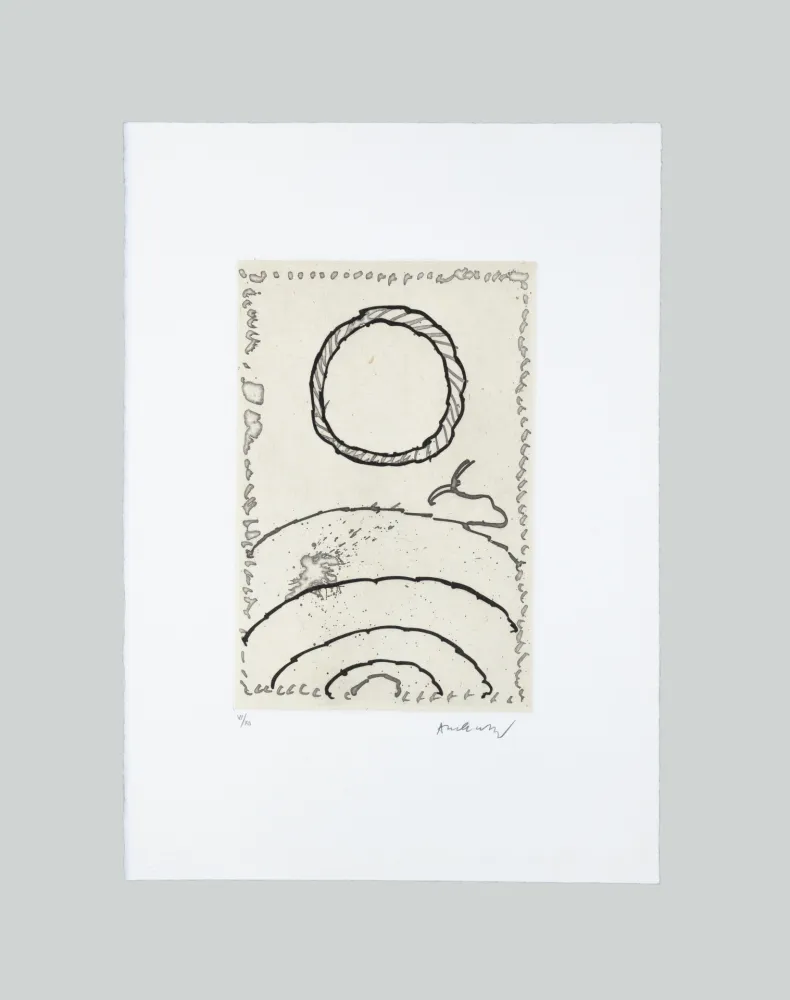 蚀刻飞尘法 Alechinsky - La Cerclitude 7