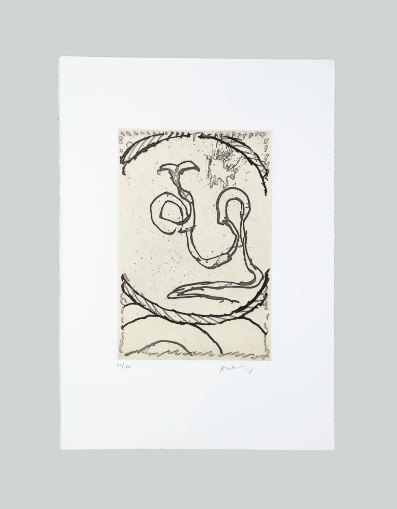 蚀刻飞尘法 Alechinsky - La Cerclitude 9