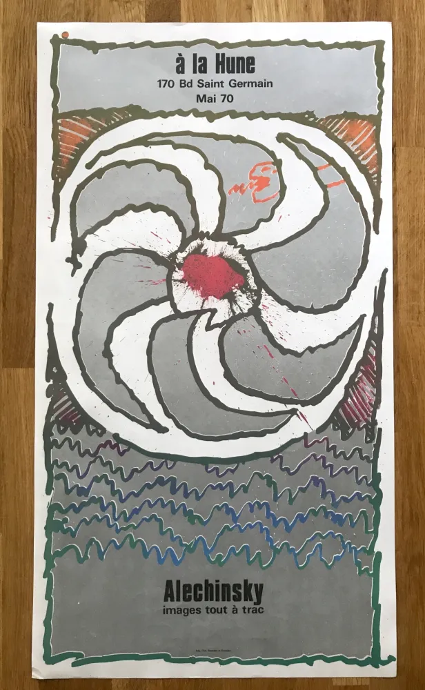 海报 Alechinsky - La Hune / images tout à trac