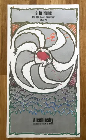 海报 Alechinsky - La Hune / images tout à trac