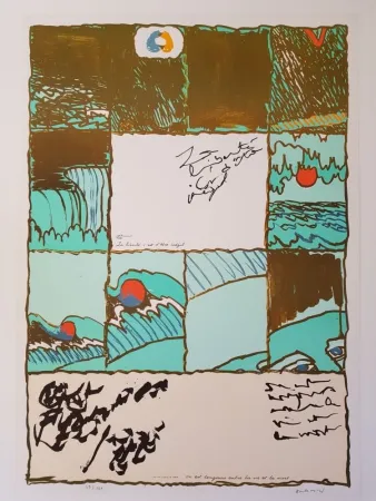 石版画 Alechinsky - La liberté c'est d'être inégal 