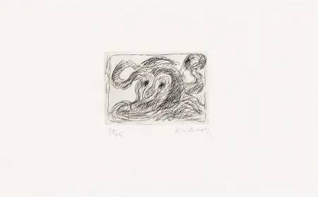 蚀刻版画 Alechinsky - La ligne seule 01