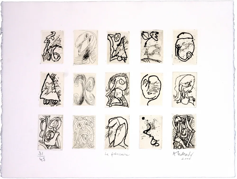 版画 Alechinsky - La Quinzaine