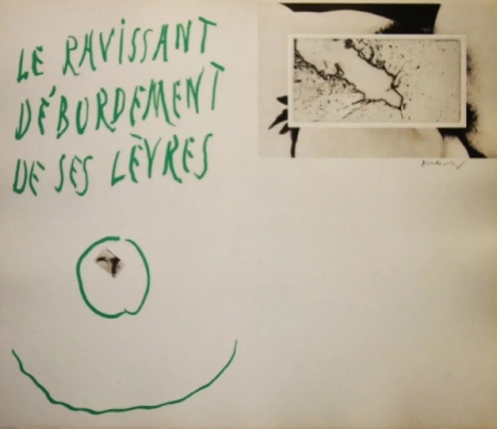 蚀刻飞尘法 Alechinsky - La ravissant débordement de ses lèvres