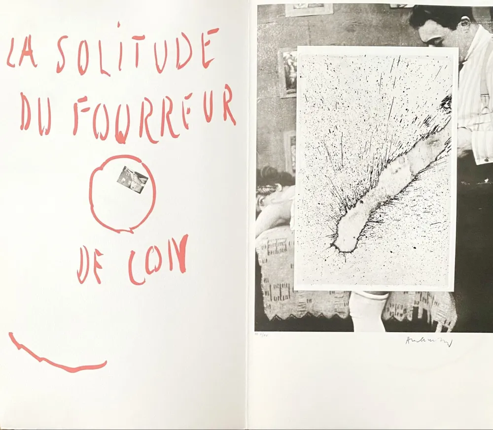 蚀刻版画 Alechinsky - La solitude du fourreur de coin