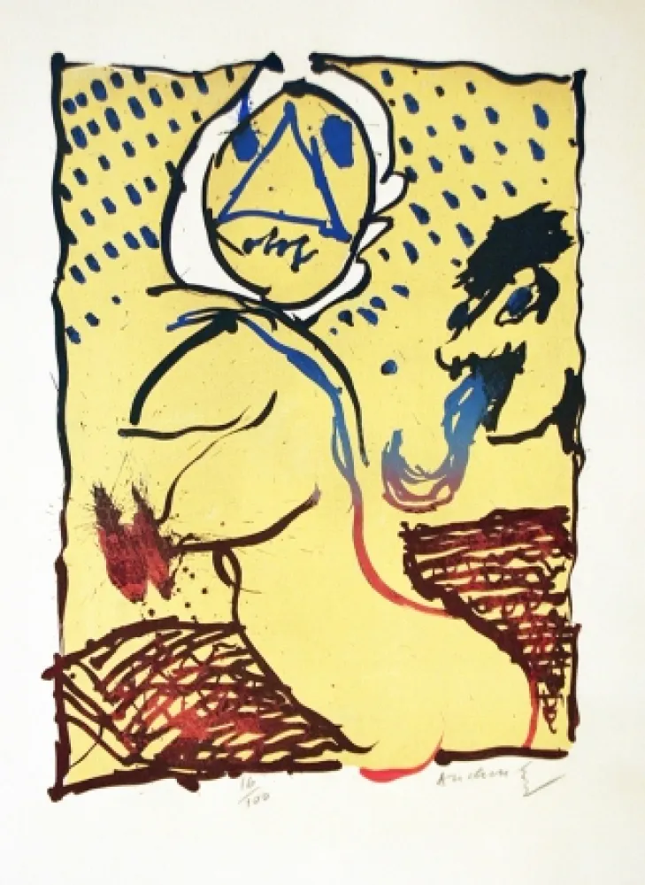 石版画 Alechinsky - LA TAILLE DOUCE