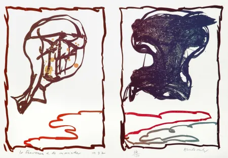 石版画 Alechinsky - La Traversée de la Manche