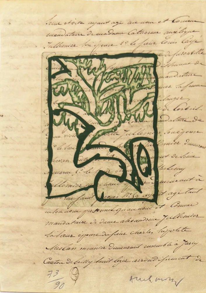 版画 Alechinsky - La vie comme elle tourne