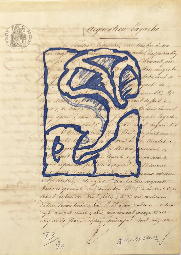 版画 Alechinsky - La vie comme elle tourne