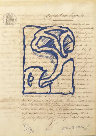 版画 Alechinsky - La vie comme elle tourne