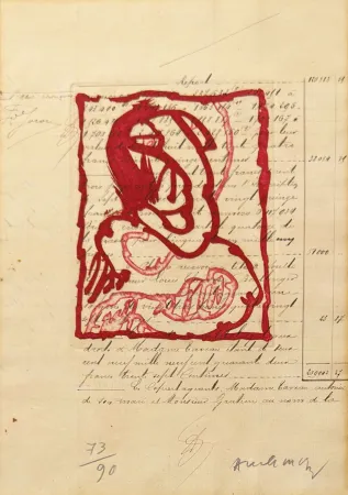 版画 Alechinsky - La vie comme elle tourne