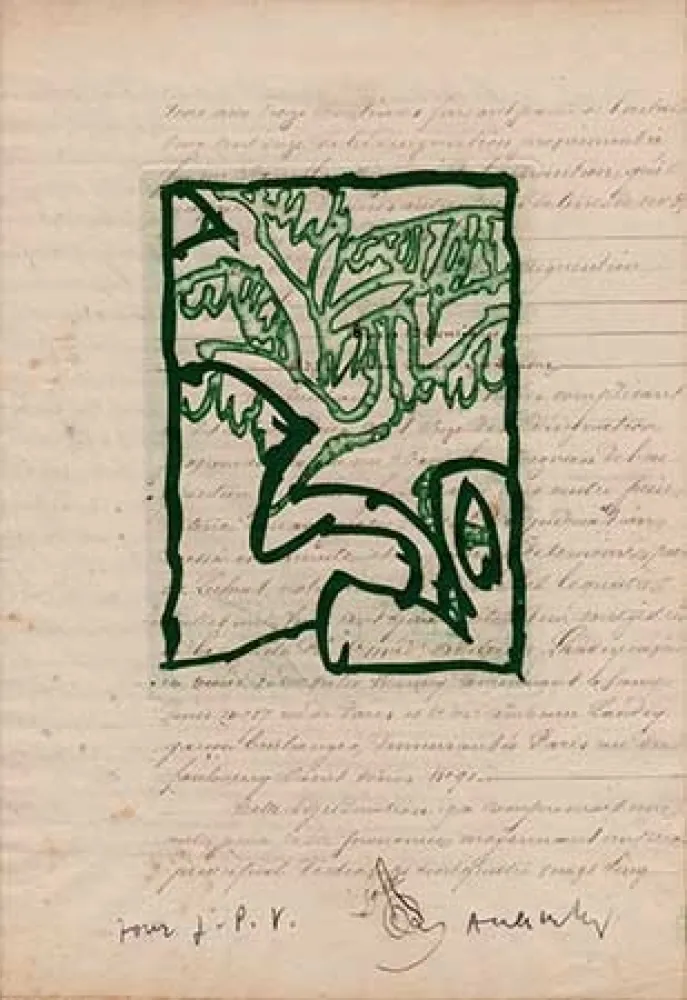 版画 Alechinsky - La vie comme elle tourne