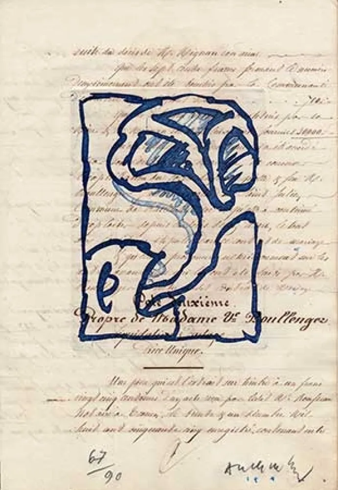 版画 Alechinsky - La vie comme elle tourne