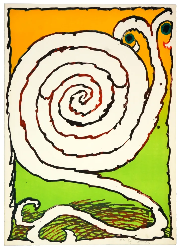 石版画 Alechinsky - Labyrinthe d'Apparat I