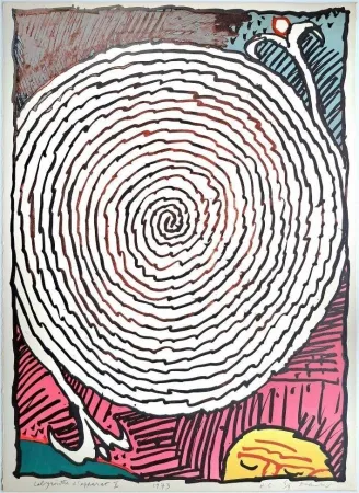 石版画 Alechinsky - Labyrinthe d’apparat IV