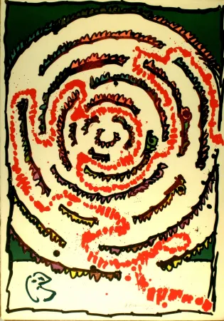 石版画 Alechinsky - Labyrinthe d'apparat V