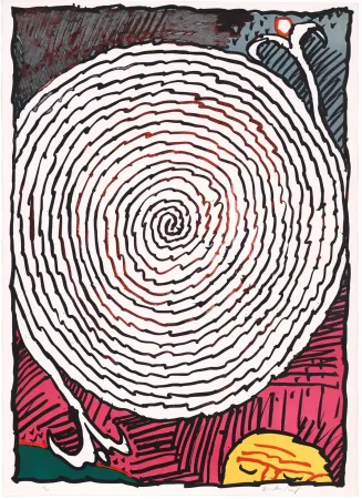 石版画 Alechinsky - Labyrinthe d’apparat VII