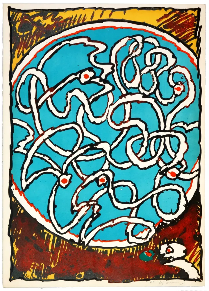 石版画 Alechinsky - Labyrinthes d’Apparat II