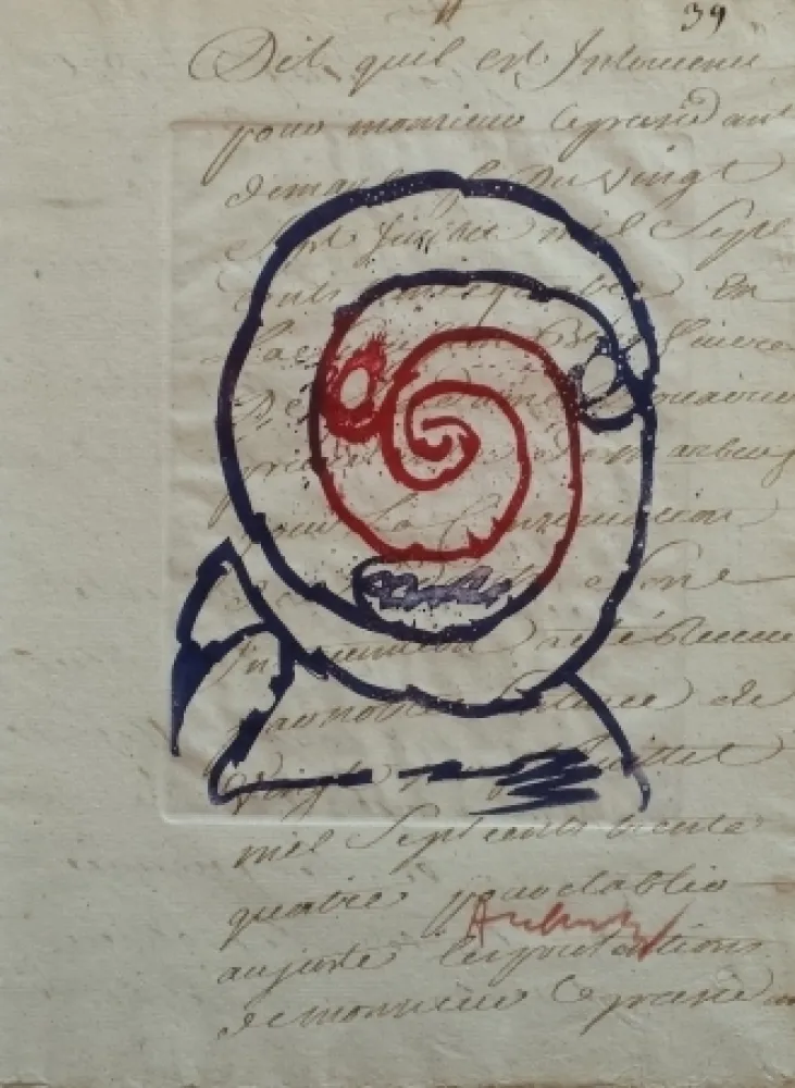 蚀刻版画 Alechinsky - L'avenir de la propriété