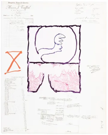 飞尘腐蚀法 Alechinsky - L’Avenir de la Propriété VI