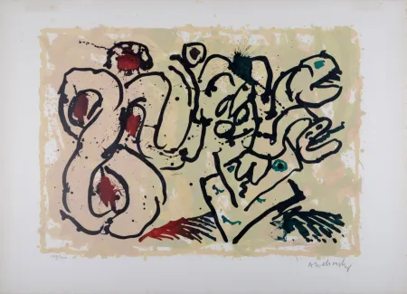 石版画 Alechinsky - Le dénouement (A), 1967