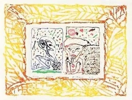 版画 Alechinsky - Le layetier