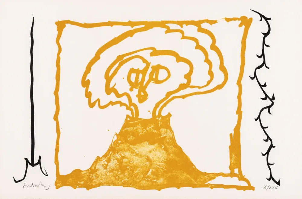 石版画 Alechinsky - Le rêve de l'ammonite 06