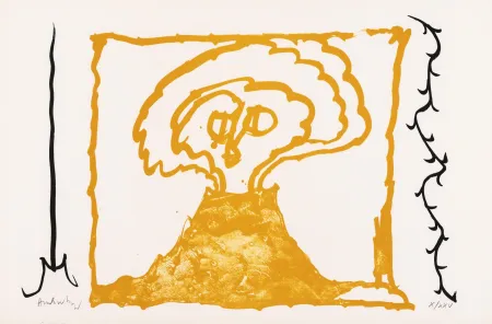 石版画 Alechinsky - Le rêve de l'ammonite 06