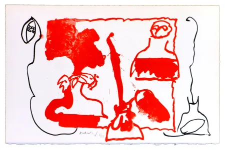 石版画 Alechinsky - Le rêve de l'ammonite 10