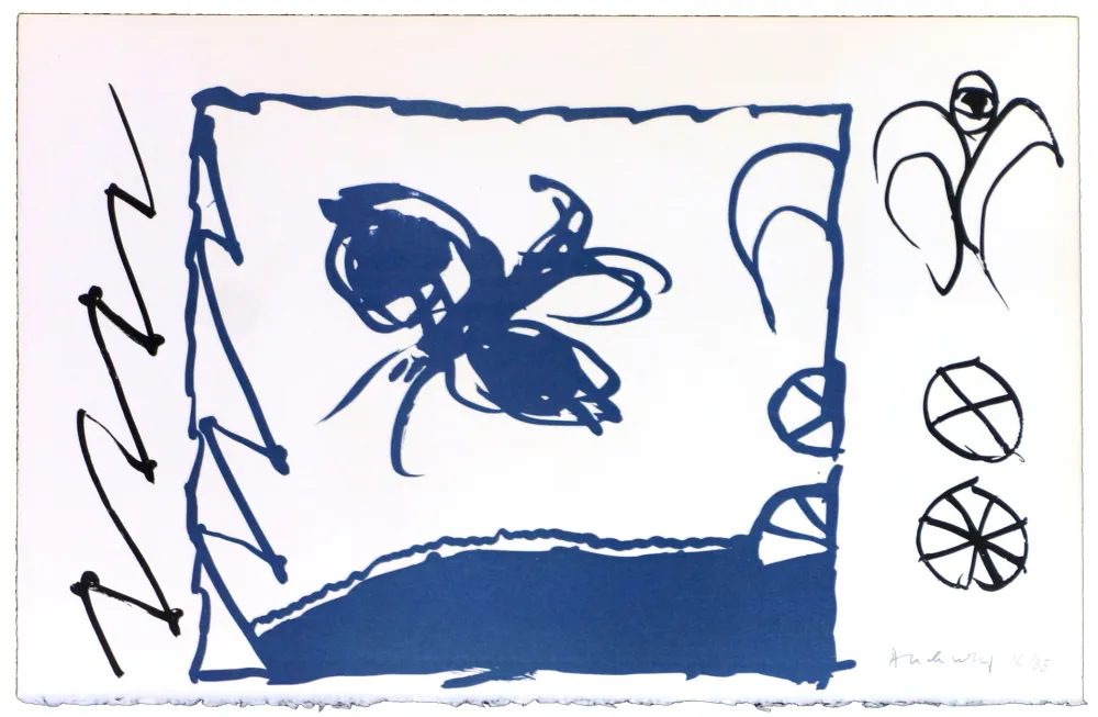 石版画 Alechinsky - Le rêve de l'ammonite 11