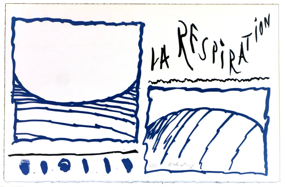 石版画 Alechinsky - Le rêve de l'ammonite 13