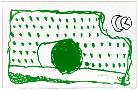 石版画 Alechinsky - Le rêve de l'ammonite 2