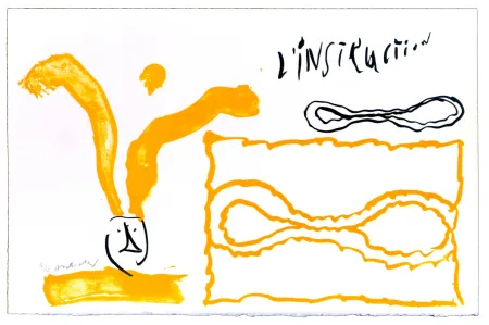 石版画 Alechinsky - Le rêve de l'ammonite 7