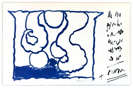 石版画 Alechinsky - Le rêve de l'ammonite 8