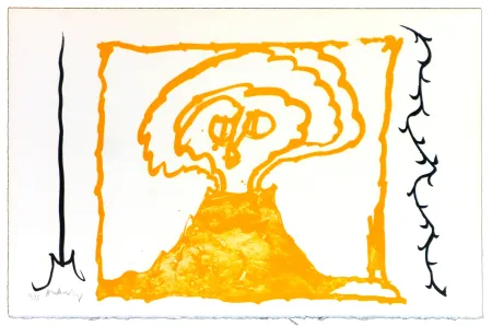 石版画 Alechinsky - Le rêve de l'ammonite 9