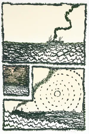 石版画 Alechinsky - Le Volturno 01