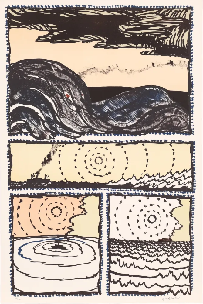 石版画 Alechinsky - Le Volturno 02