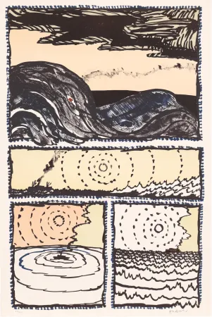 石版画 Alechinsky - Le Volturno 02