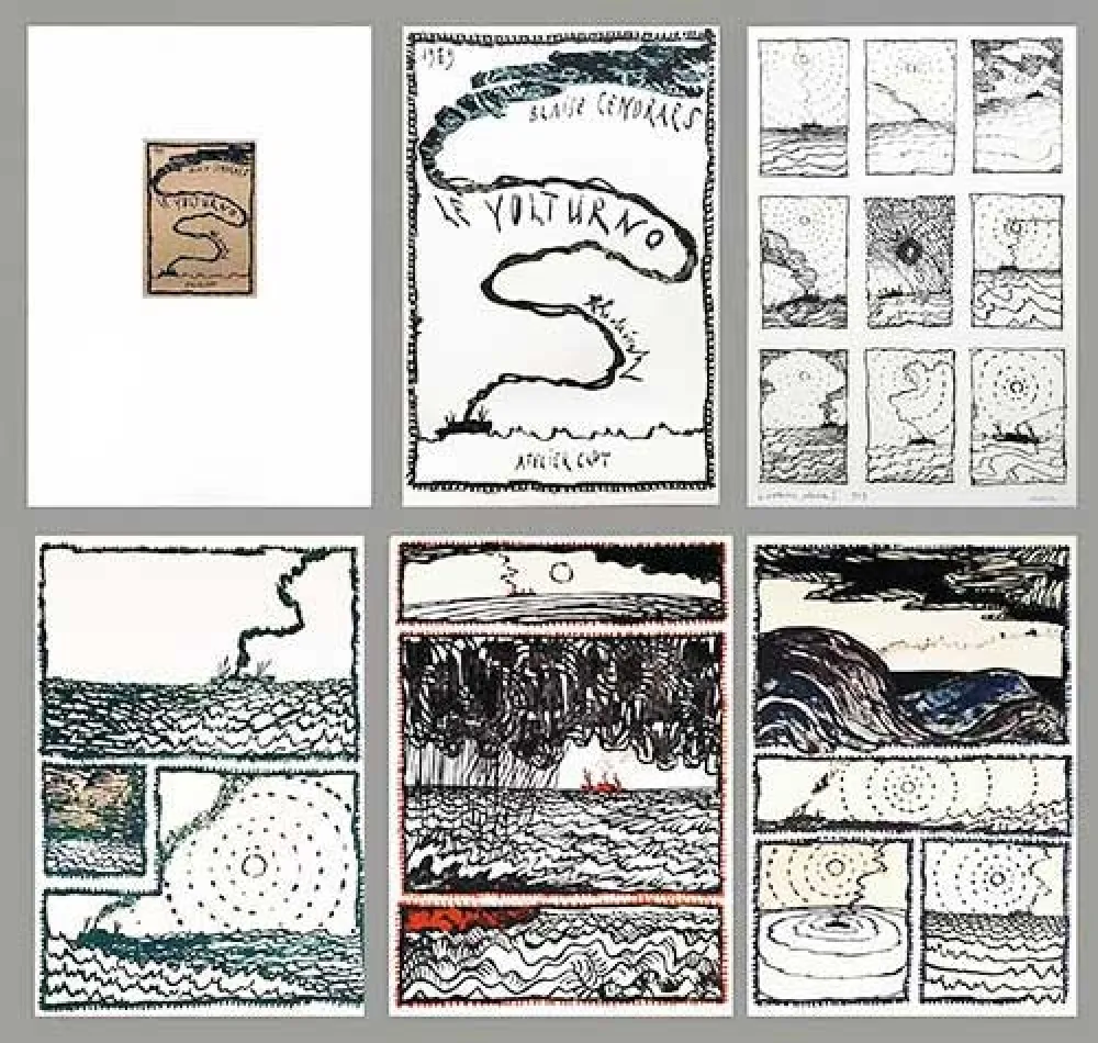 石版画 Alechinsky - Le Volturno