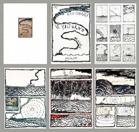 石版画 Alechinsky - Le Volturno