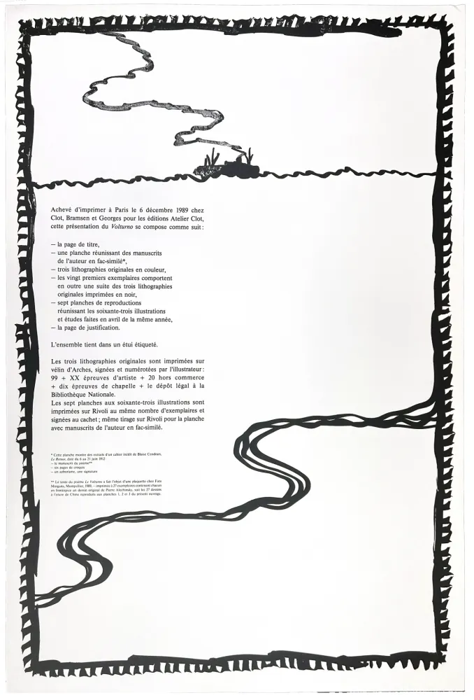 石版画 Alechinsky - Le Volturno (album complet)