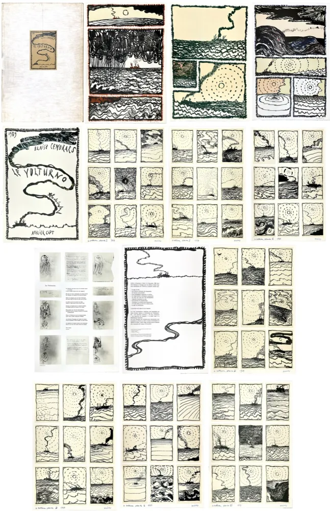 石版画 Alechinsky - Le Volturno (album complet)